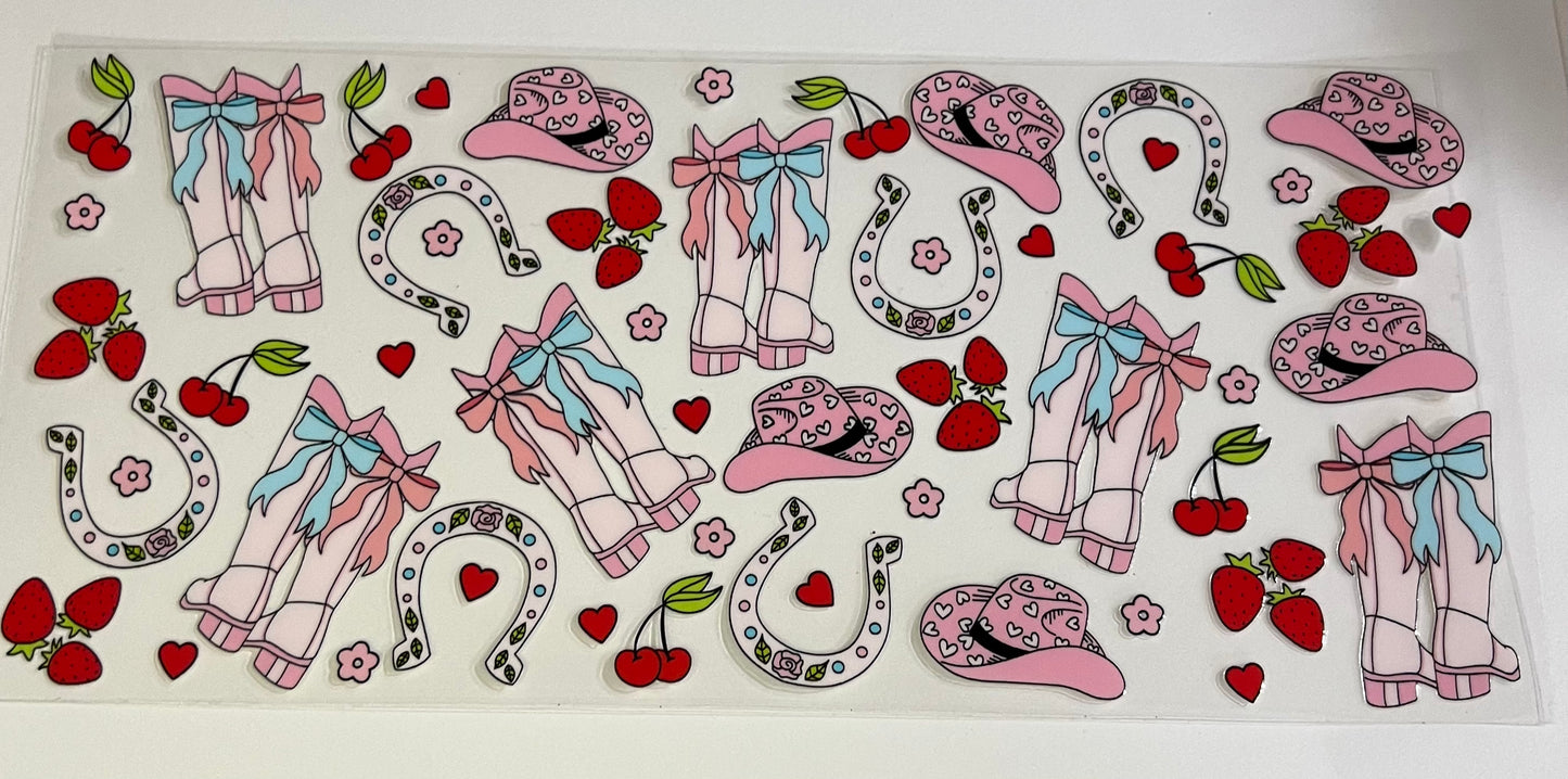 Boots,Cherries, and Strawberries