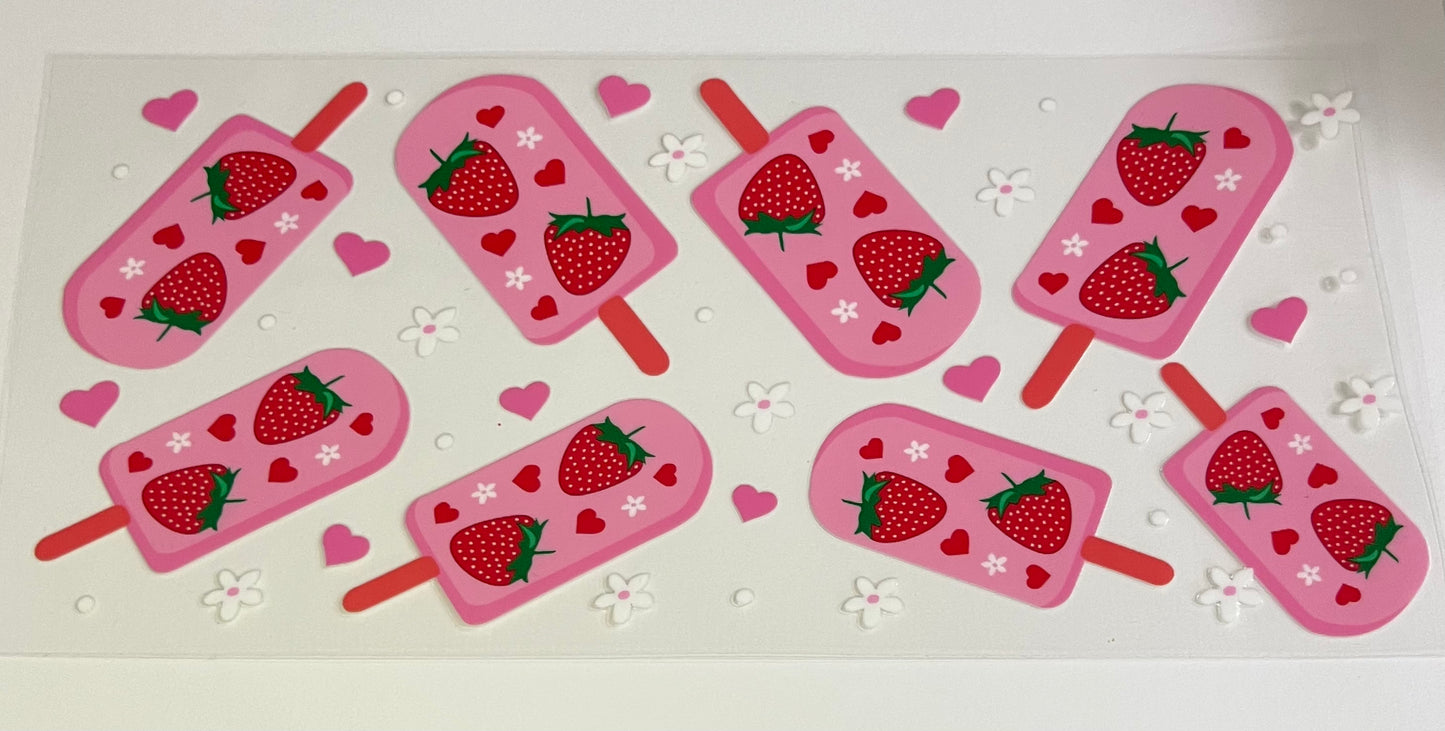 Strawberry Popsicle
