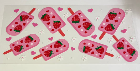 Strawberry Popsicle